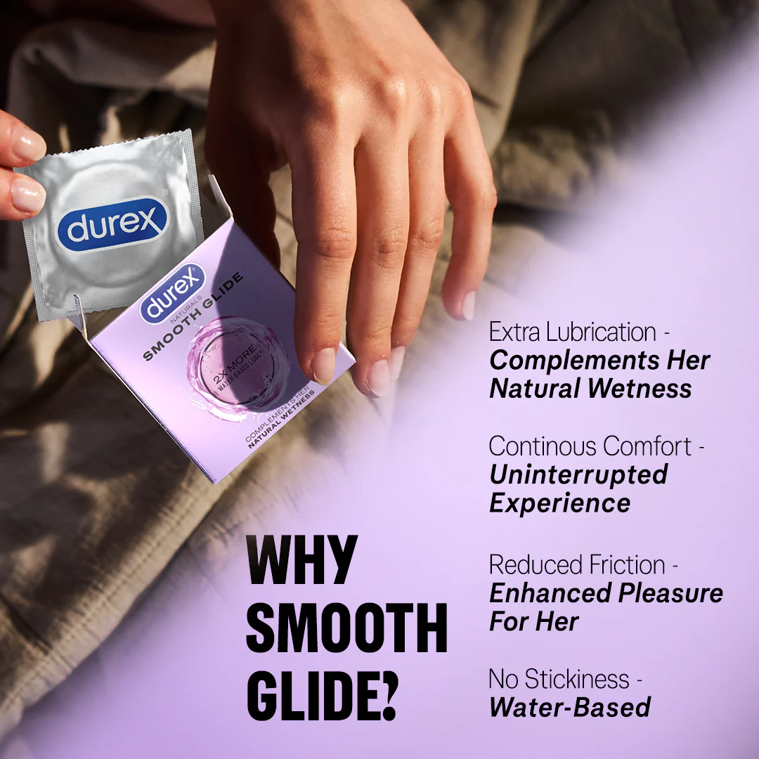 Durex Naturals Smooth Glide - 3 Condoms - Image 5