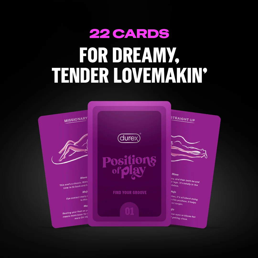 Durex Playthings Positions of Play Card Game for Couples - Image 3