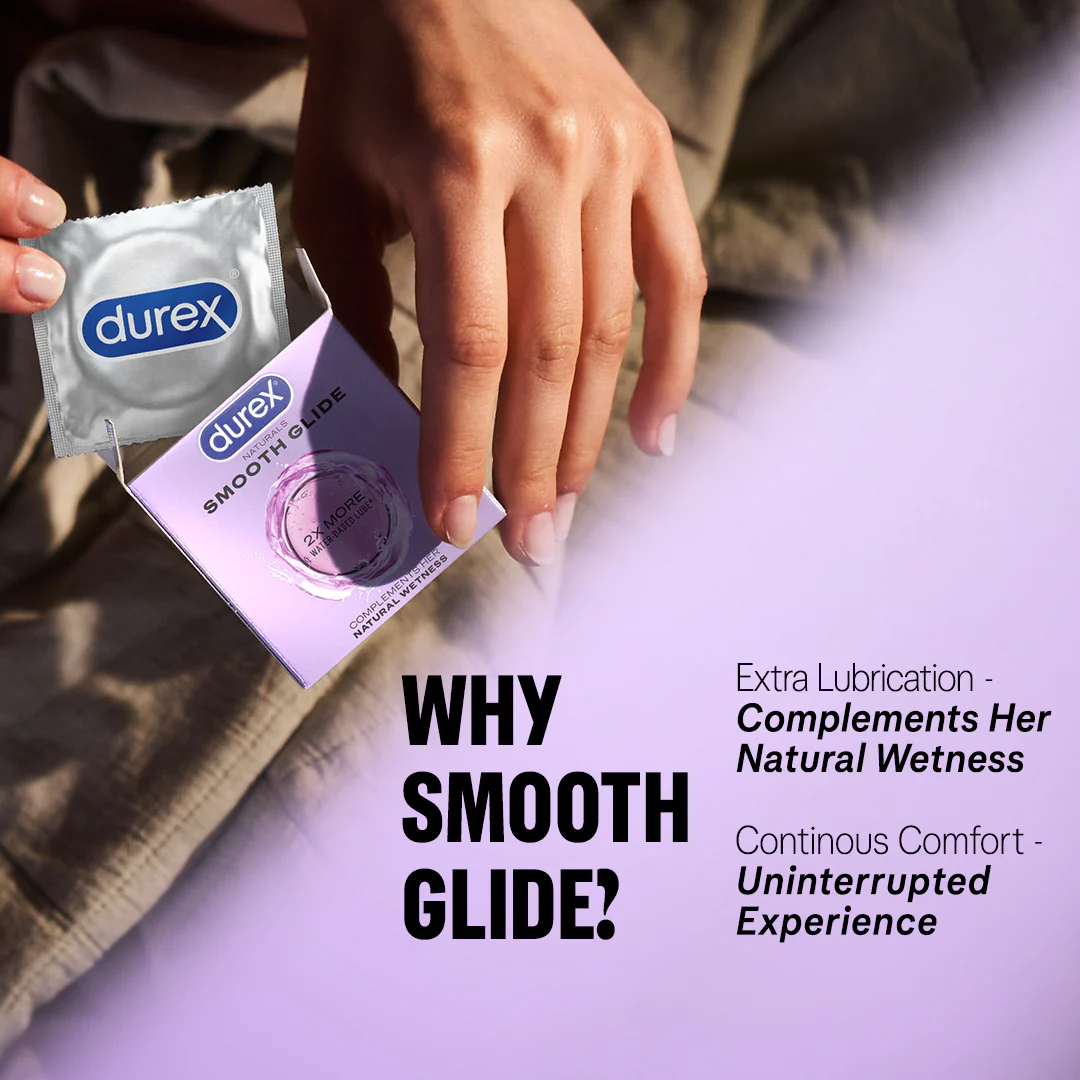 Durex Naturals Smooth Glide - 10 Condoms - Image 3